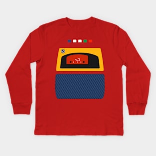 Your First Cassette Player Kids Long Sleeve T-Shirt